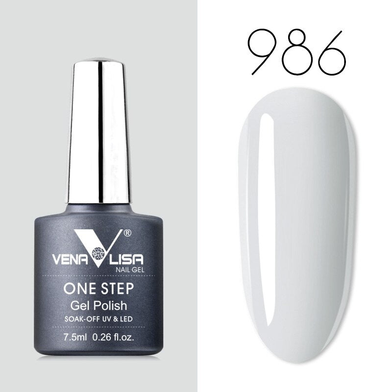 Venalisa 7.5 ml One Step Gel Polish Conception d'art d'ongle de haute qualité pour manucure Gel UV Soak Off Vernis à ongles