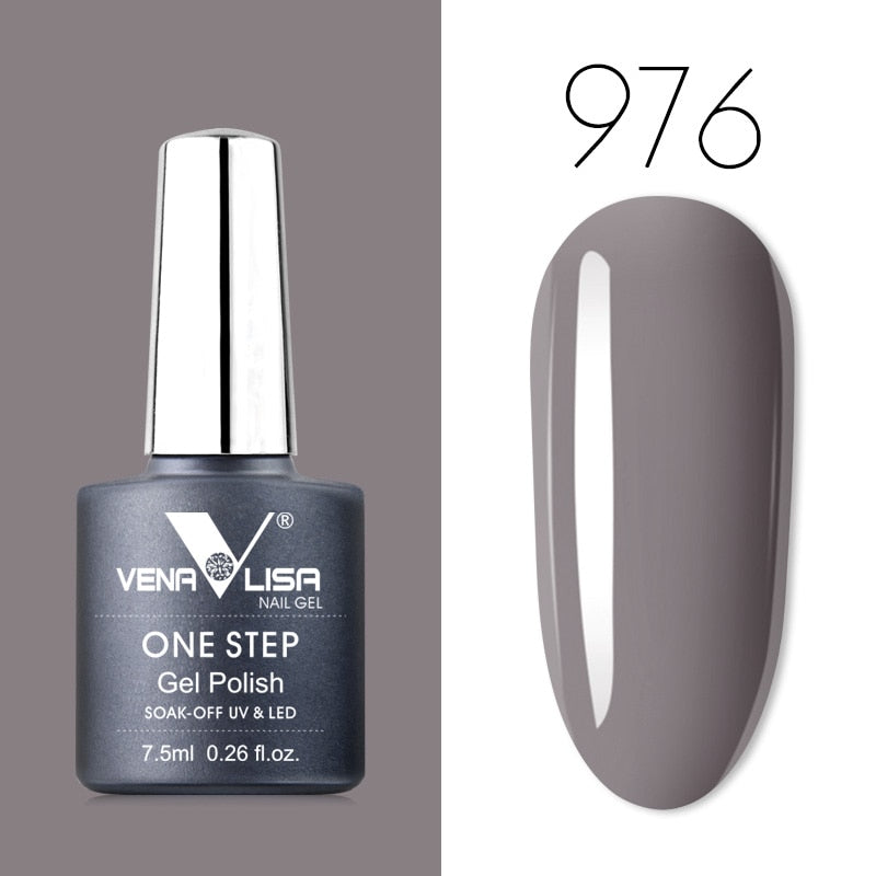 Venalisa 7.5 ml One Step Gel Polish Conception d'art d'ongle de haute qualité pour manucure Gel UV Soak Off Vernis à ongles