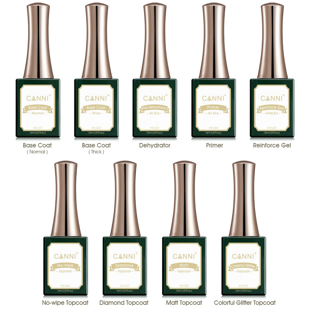 C101-C114 CANNI New Series 16ml Nail Gel Polish 120 Colors Hot Sale Fast Dry Nail Salon Enamel Gel Lacquer UV/LED Nail Polish Gel