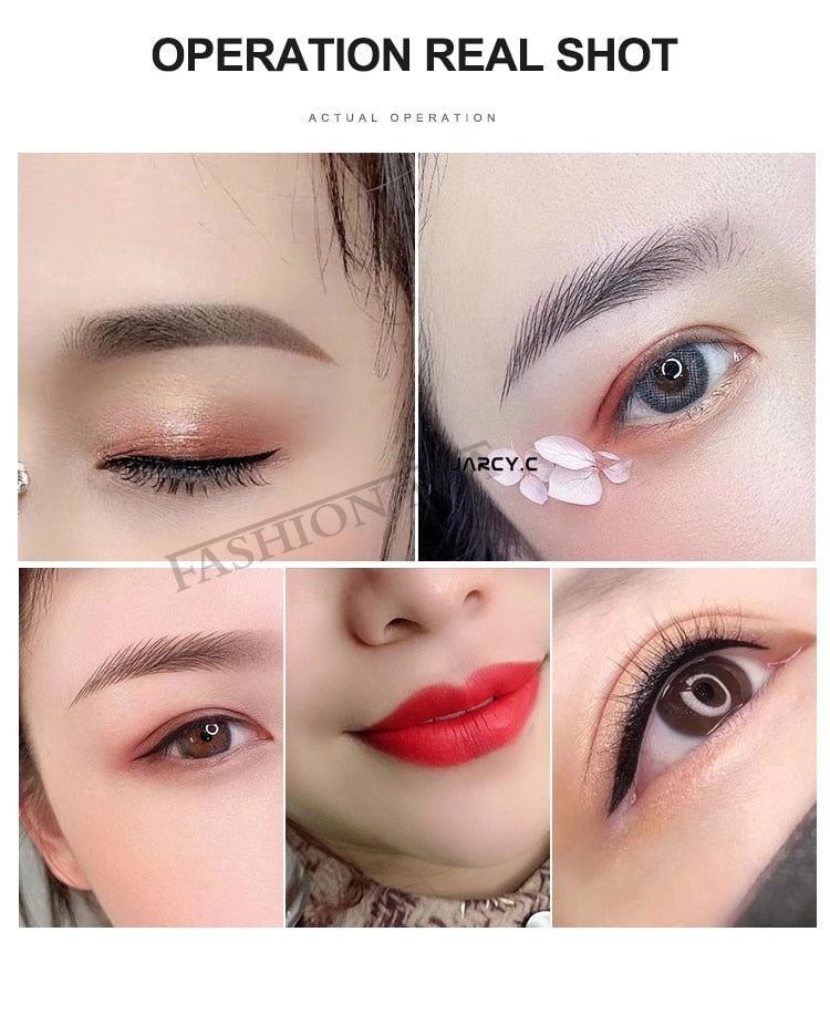 Laminas Microblading PCD Needles Nano Blade Hard 12/14/12u/14u for MicroShading 3D Embroidery Pernement Makeup Eyebrow Machine