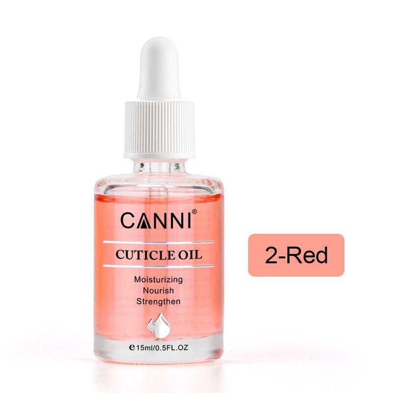 15ml CANNI Cuticle Oil Nail Gel Polish Manicure Nail Skin Care Moisturizing Nourish Strengthen for Gel Nail Cuticle Softener