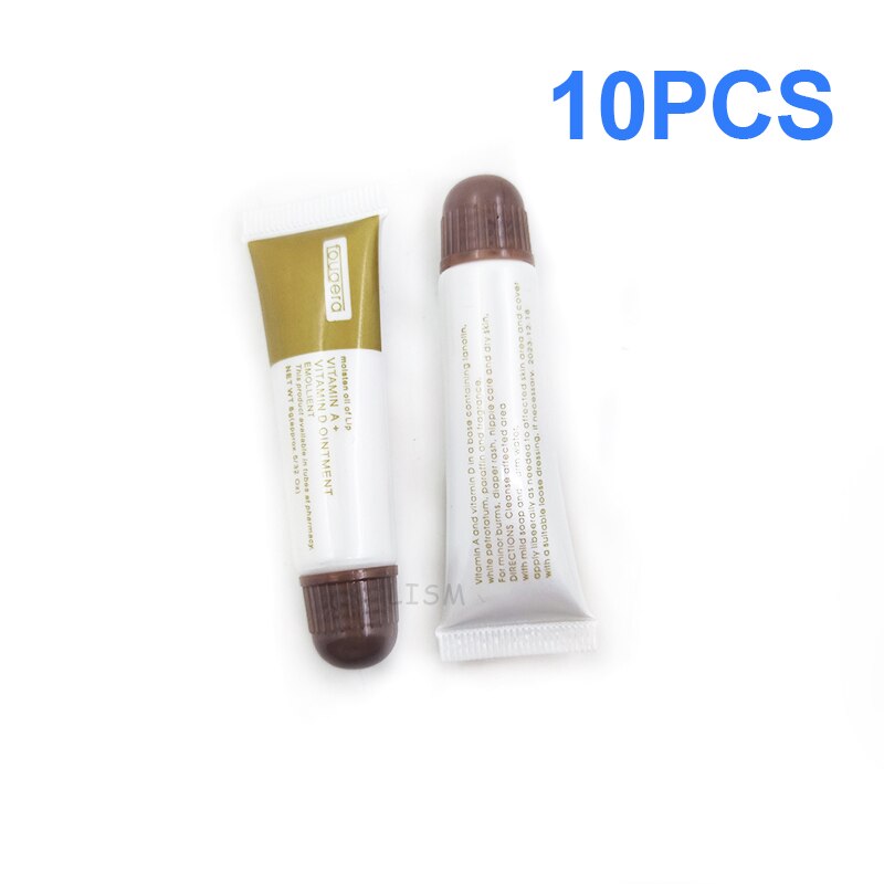 10PCS Microblading Tattoo Aftercare Cream Care Permanent Makeup Fougera Vitamin Ointment A&D Anti Scar Repair Gel Nursing Tattoo