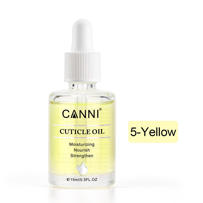 15ml CANNI Cuticle Oil Nail Gel Polish Manicure Nail Skin Care Moisturizing Nourish Strengthen for Gel Nail Cuticle Softener