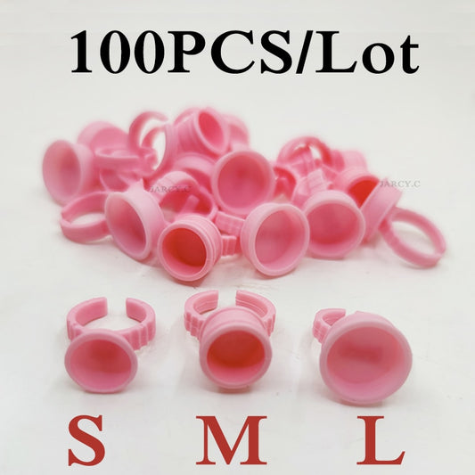 100 pièces jetables / Bague colle