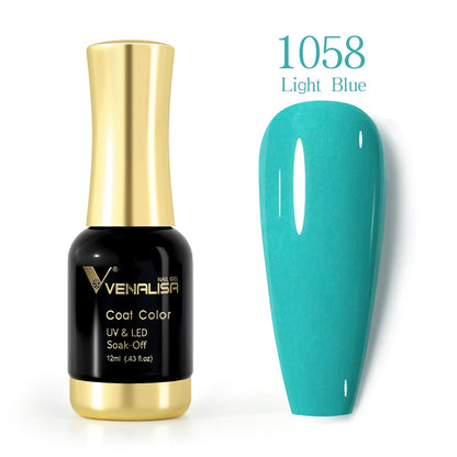 ref1001 -1100 Venalisa 12mlNail Gel Polish 12ml Gorgeous Color Gel Polish Nail Gel Soak Off UV LED Full Coverage Gel Polish Nail Lacquer Varnish