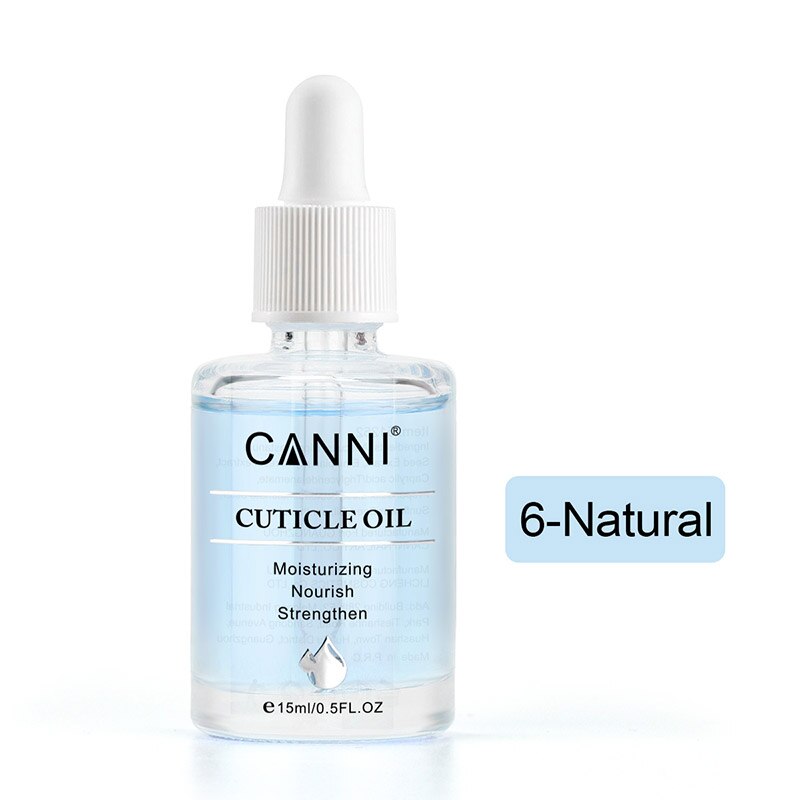 15ml CANNI Cuticle Oil Nail Gel Polish Manicure Nail Skin Care Moisturizing Nourish Strengthen for Gel Nail Cuticle Softener