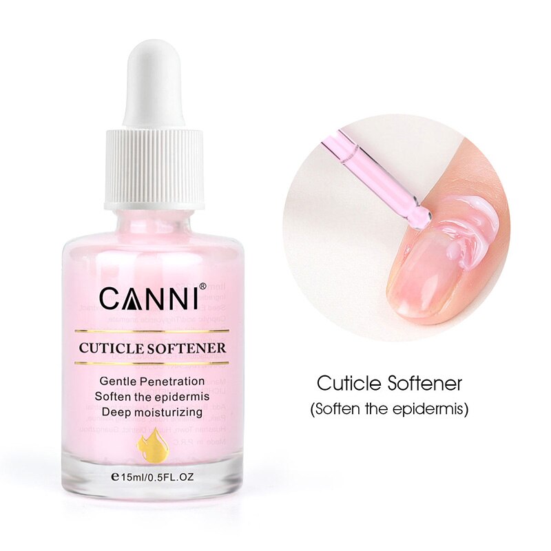 15ml CANNI Cuticle Oil Nail Gel Polish Manicure Nail Skin Care Moisturizing Nourish Strengthen for Gel Nail Cuticle Softener