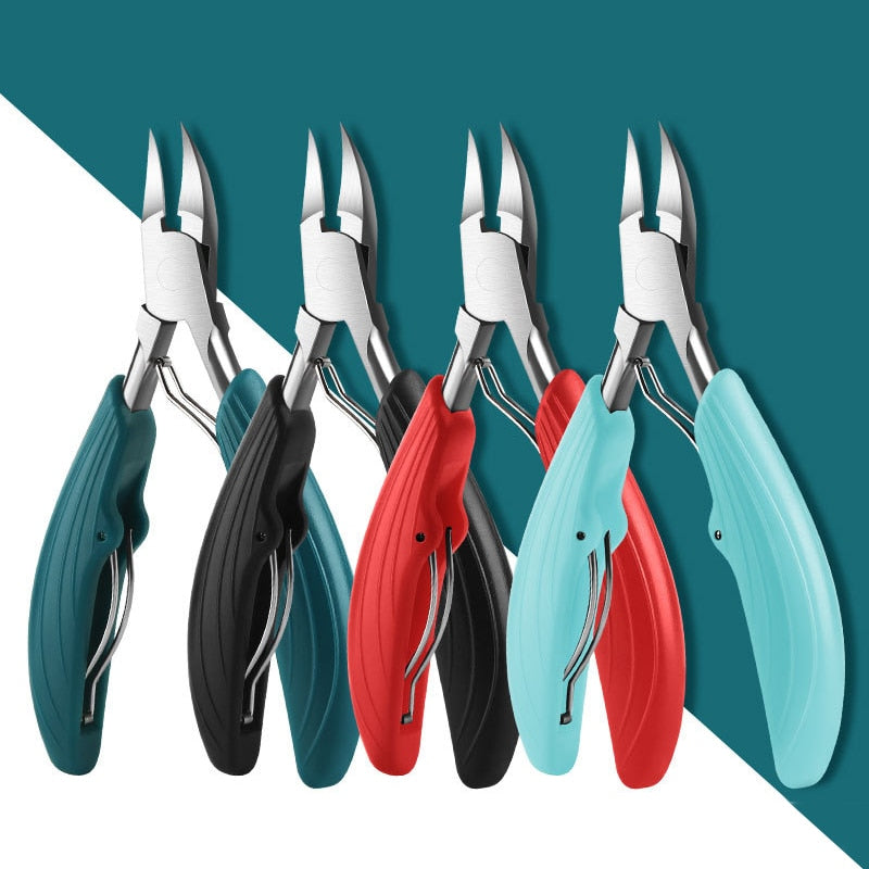 New Toenail Clippers Dead Skin Remove Nail Ingrown Nipper Cuticle Scissors Nail Cutter Paronychia Tools Pedicure Manicure