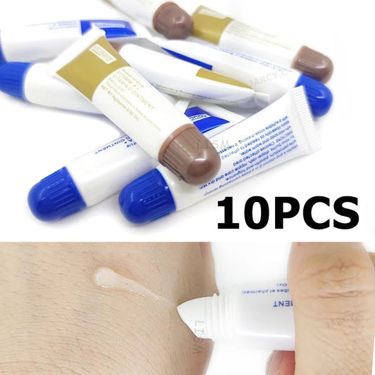 10PCS Microblading Tattoo Aftercare Cream Care Permanent Makeup Fougera Vitamin Ointment A&D Anti Scar Repair Gel Nursing Tattoo