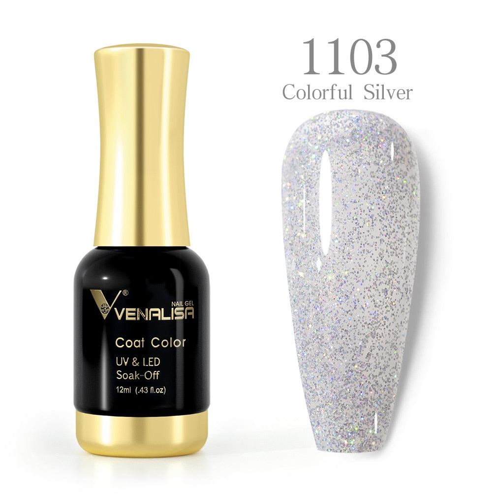 ref 1102- 1112 top base primer Venalisa Nail Gel Polish 12ml Gorgeous Color Gel Polish Nail Gel Soak Off UV LED Full Coverage Gel Polish Nail Lacquer Varnish