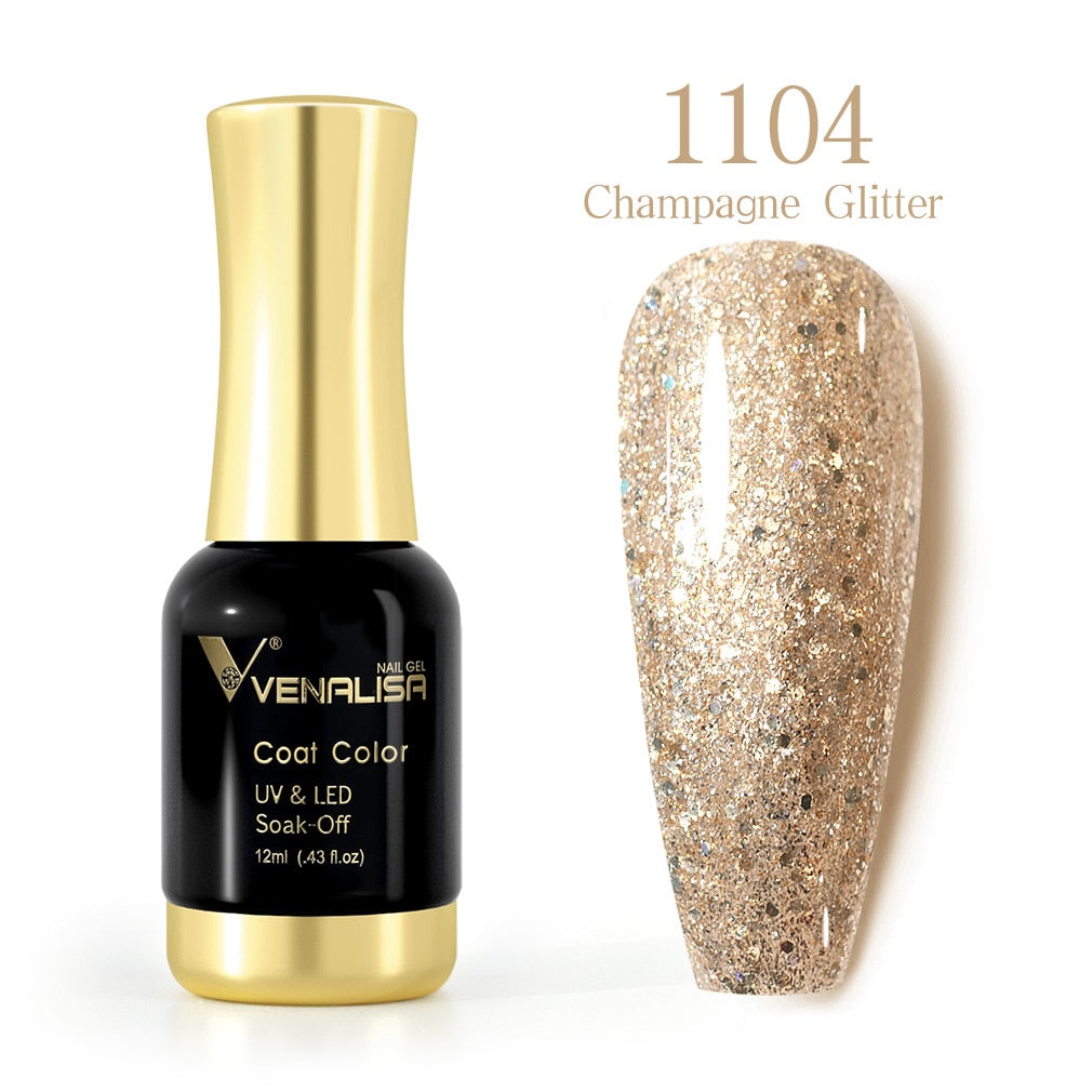 ref 1102- 1112 top base primer Venalisa Nail Gel Polish 12ml Gorgeous Color Gel Polish Nail Gel Soak Off UV LED Full Coverage Gel Polish Nail Lacquer Varnish