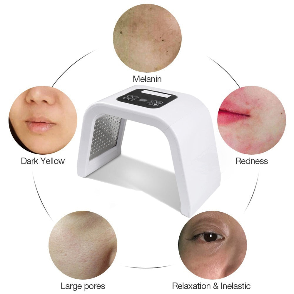 7 Colors Led Mask PDT LED Light Therapy Skin Care Tools Beauty Health Facial Mask Spa with Led Light Acne Remove Anti Wrinkle