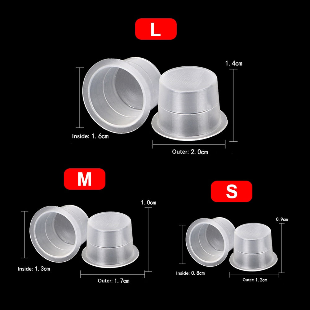 100pcs Tasse pigment tasse colle