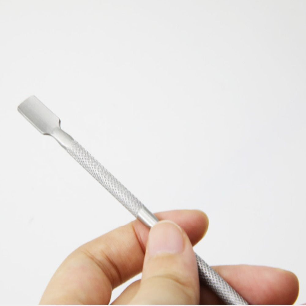 Nail Art Dead skin removal Tool For Nail Art Cuticle Pusher Steel Nail Manicures Remover Manicure Sticks Remove Nail Dirt
