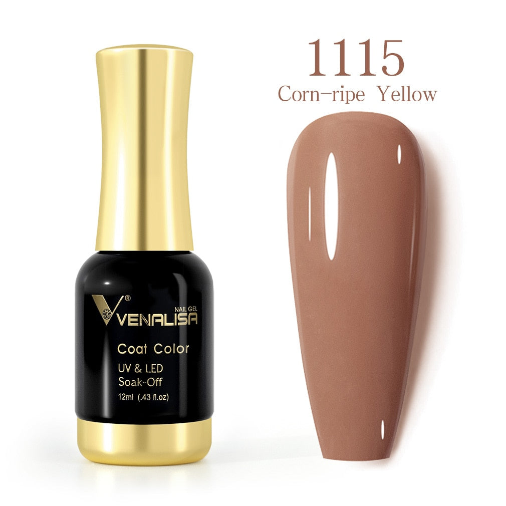 ref 1102- 1112 top base primer Venalisa Nail Gel Polish 12ml Gorgeous Color Gel Polish Nail Gel Soak Off UV LED Full Coverage Gel Polish Nail Lacquer Varnish