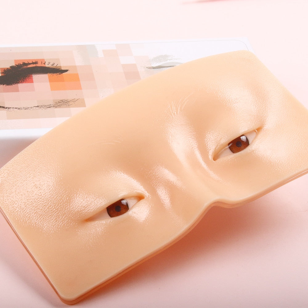 masque makeup Reusable 5D Eye Eyebrow Makeup Practice Board Silicone Tattoo Skin Pad Eyes Mannequin Simulates Real Human Skin