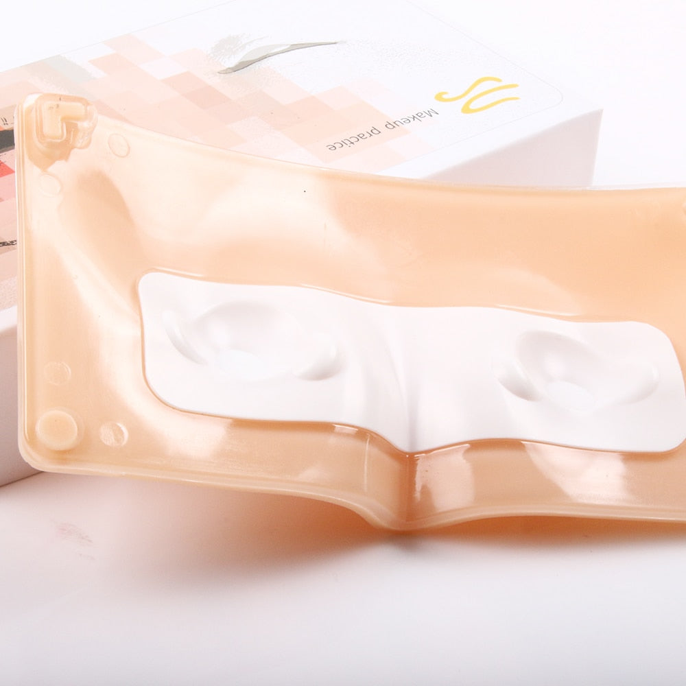 masque makeup Reusable 5D Eye Eyebrow Makeup Practice Board Silicone Tattoo Skin Pad Eyes Mannequin Simulates Real Human Skin