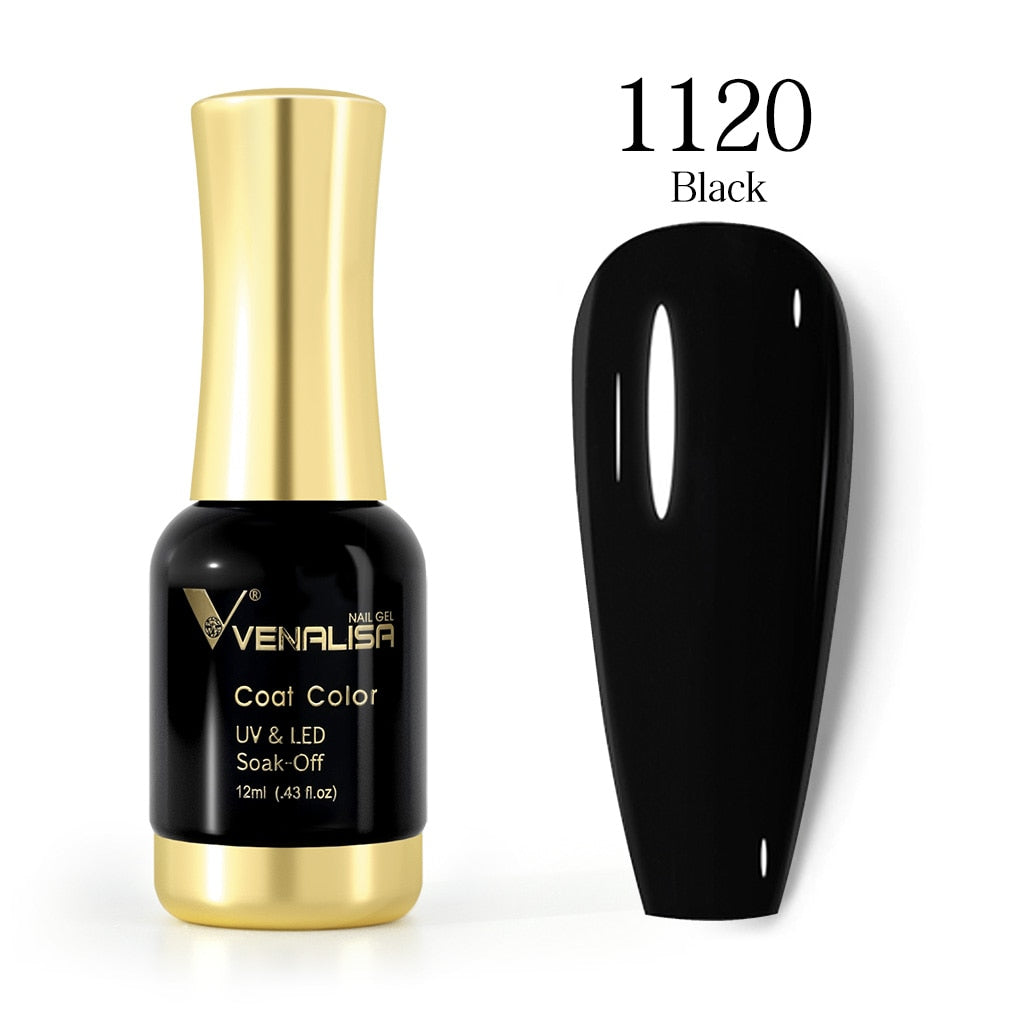 ref 1102- 1112 top base primer Venalisa Nail Gel Polish 12ml Gorgeous Color Gel Polish Nail Gel Soak Off UV LED Full Coverage Gel Polish Nail Lacquer Varnish