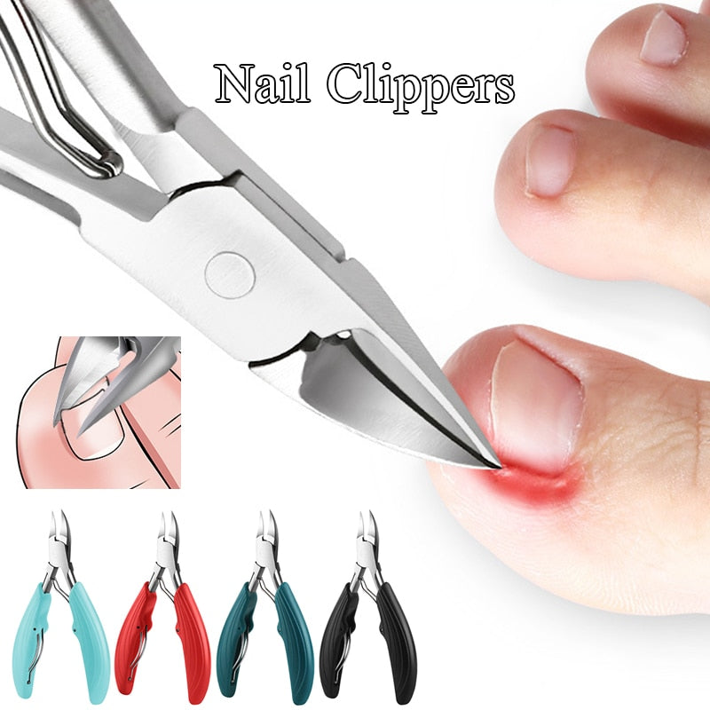 New Toenail Clippers Dead Skin Remove Nail Ingrown Nipper Cuticle Scissors Nail Cutter Paronychia Tools Pedicure Manicure