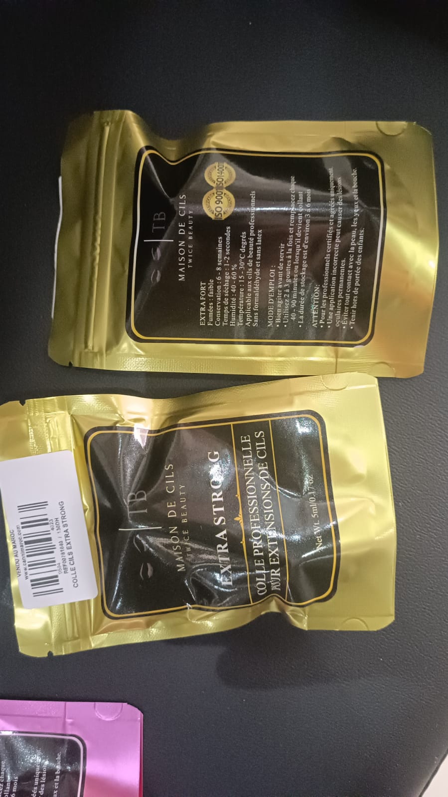 COLLE PERMANENTE MAISON DE CILS 1-2S temps de séchage colle à cils pour Extension de cils adhésif noir Super colle naturellement rétention individuelle longue durée