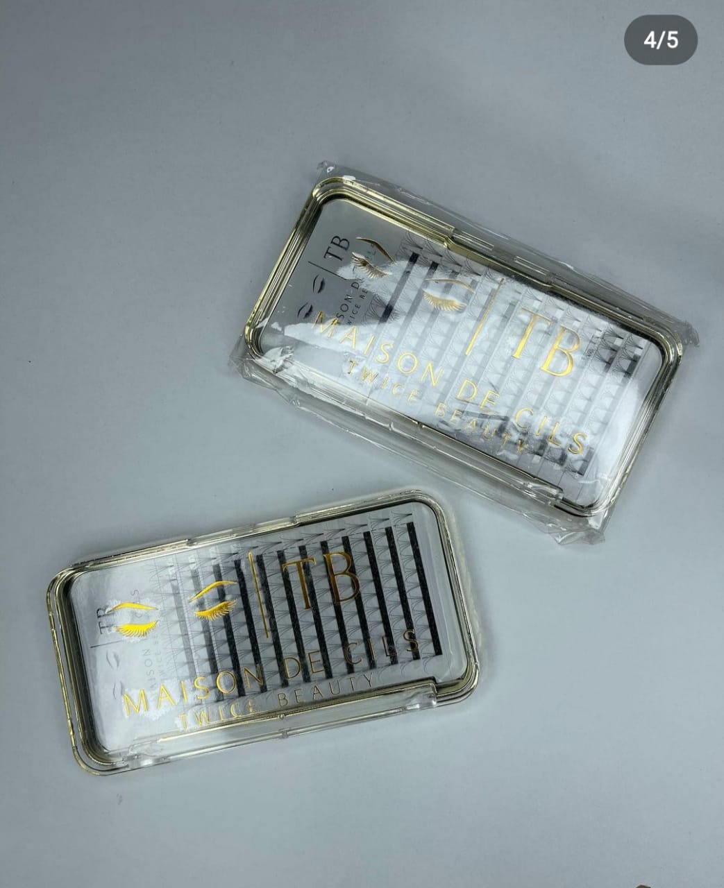 Cils Natural 3D 4D 5D Extension de cils en forme de C