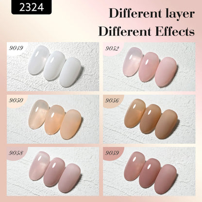 CANNI HEMA TPO FREE 9ml BIAB Colorful Rubber Base Gel UV Construction Quick Builder Nail Gel Polish Kit Self Leveling French Nails