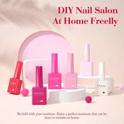 CANNI HEMA TPO FREE 9ml BIAB Colorful Rubber Base Gel UV Construction Quick Builder Nail Gel Polish Kit Self Leveling French Nails