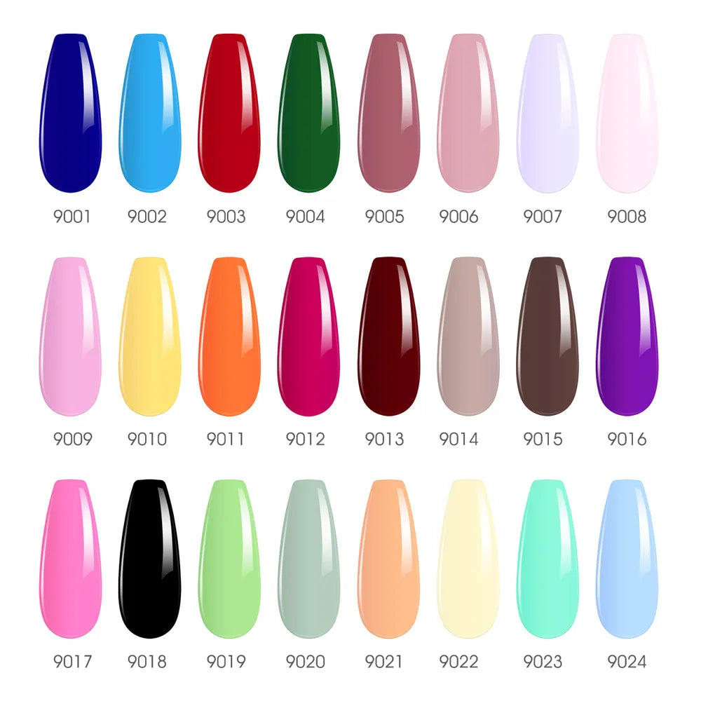 CANNI Hema Free Nail Glue Christmas Decoration Sticker Glue Semi Permanent Soak Off LED UV Nail Gel Polish Red Color Collection