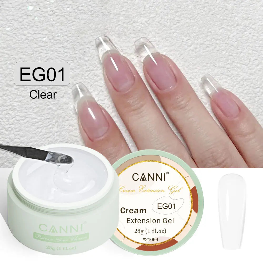 Venalisa CANNI Creamy Texture Extention Builder Jelly Gel Self Leveling No Burning Jelly Gel UV LED Construction Nail Manicure