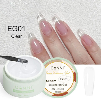 Venalisa CANNI Creamy Texture Extention Builder Jelly Gel Self Leveling No Burning Jelly Gel UV LED Construction Nail Manicure