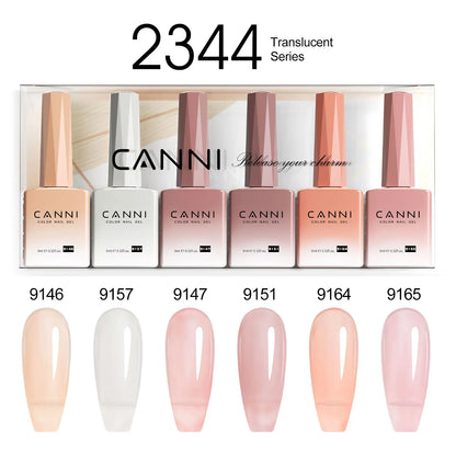 CANNI HEMA TPO FREE 9ml BIAB Colorful Rubber Base Gel UV Construction Quick Builder Nail Gel Polish Kit Self Leveling French Nails