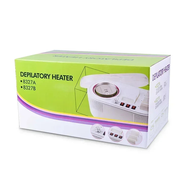 Chauffe-cire professionnel 3 en 1 longue durée, chauffe-cire à la paraffine pour les soins de la peau, double cire