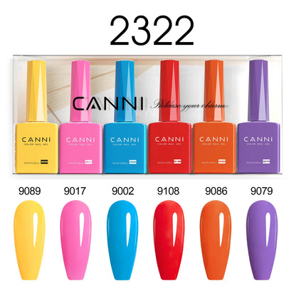 CANNI HEMA TPO FREE 9ml BIAB Colorful Rubber Base Gel UV Construction Quick Builder Nail Gel Polish Kit Self Leveling French Nails