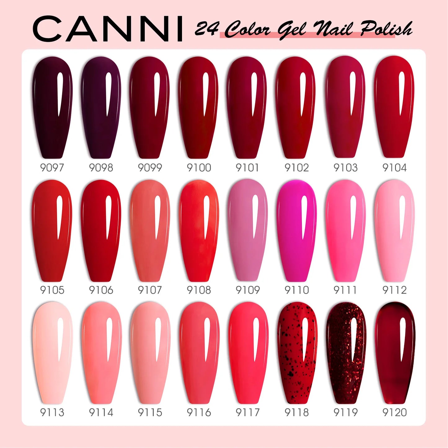 CANNI 30pcs Nail Gel Polish Kit CC Collection FREE TPO/Hema Free Fall Nails  Christmas Gel Varnish Soak Off Semi Permanent Gel Set