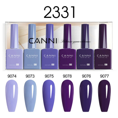 CANNI HEMA TPO FREE 9ml BIAB Colorful Rubber Base Gel UV Construction Quick Builder Nail Gel Polish Kit Self Leveling French Nails