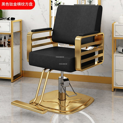 Chaises de coiffure de luxe légères, meubles de Salon simples pour Salon de beauté, chaise pivotante, chaise de coiffure spéciale