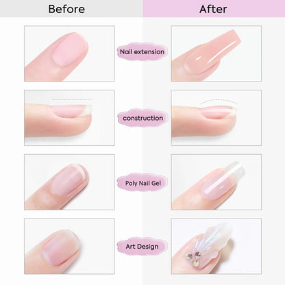 Venalisa CANNI Creamy Texture Extention Builder Jelly Gel Self Leveling No Burning Jelly Gel UV LED Construction Nail Manicure