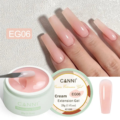 Venalisa CANNI Creamy Texture Extention Builder Jelly Gel Self Leveling No Burning Jelly Gel UV LED Construction Nail Manicure