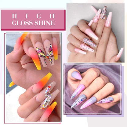 6pcs/kit CANNI HEMA TPO FREE Nail Gel Polish Set Gorgeous Color Semi Permanent Soak off UV LED Gel Nail Varnish Christmas Gift