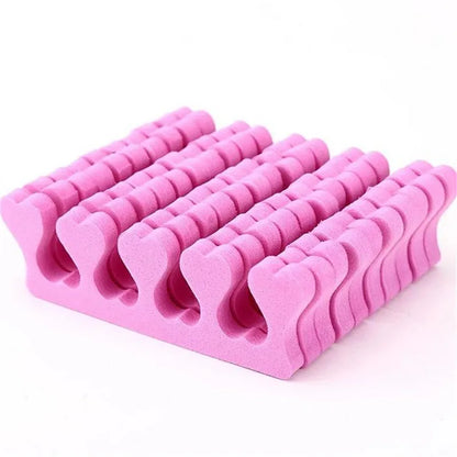 50/100pcs Séparateurs d'orteils en éponge pour vernis à ongles, soins des pieds, manucure, pédicure, nail art