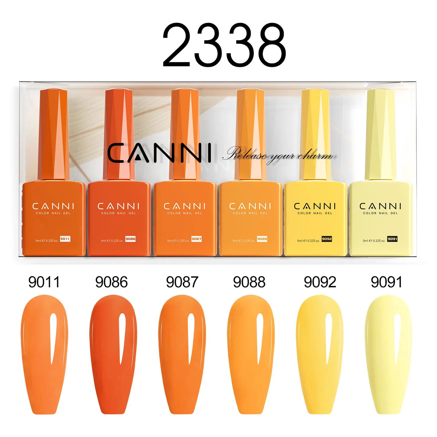 CANNI HEMA TPO FREE 9ml BIAB Colorful Rubber Base Gel UV Construction Quick Builder Nail Gel Polish Kit Self Leveling French Nails