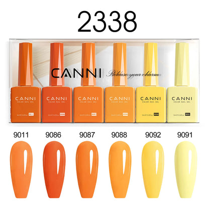 CANNI HEMA TPO FREE 9ml BIAB Colorful Rubber Base Gel UV Construction Quick Builder Nail Gel Polish Kit Self Leveling French Nails