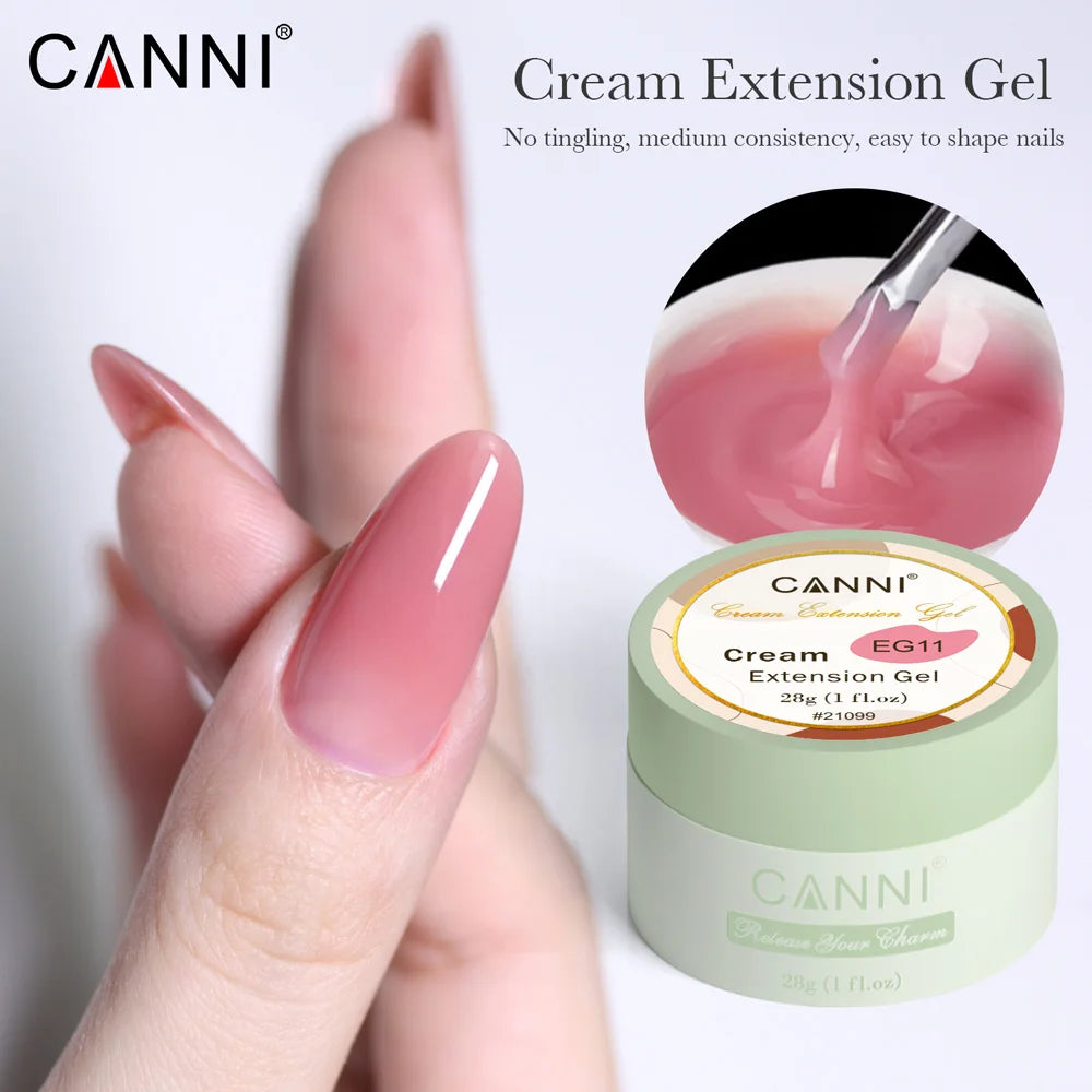 Venalisa CANNI Creamy Texture Extention Builder Jelly Gel Self Leveling No Burning Jelly Gel UV LED Construction Nail Manicure