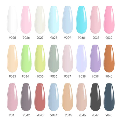 CANNI Hema Free Nail Glue Christmas Decoration Sticker Glue Semi Permanent Soak Off LED UV Nail Gel Polish Red Color Collection