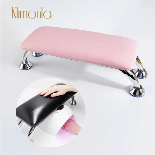 1Pcs Genuine Leather Nail Hand Rest Pillow Pink/Black Soft Hand Rest for Nail Arm Pillow Arm Rests Professional Nail Art Tool