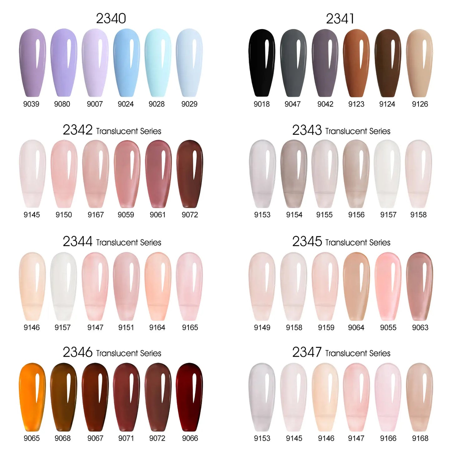 6pcs/kit CANNI HEMA TPO FREE Nail Gel Polish Set Gorgeous Color Semi Permanent Soak off UV LED Gel Nail Varnish Christmas Gift