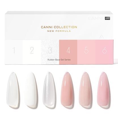 CANNI HEMA TPO FREE 9ml BIAB Colorful Rubber Base Gel UV Construction Quick Builder Nail Gel Polish Kit Self Leveling French Nails