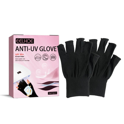 EELHOE Uv Nail Protection Glove Manicure Uv Rays Nails LED Lamp Anti-Radiation Gloves Nail Art Tools Guard Nail Beauty Tools