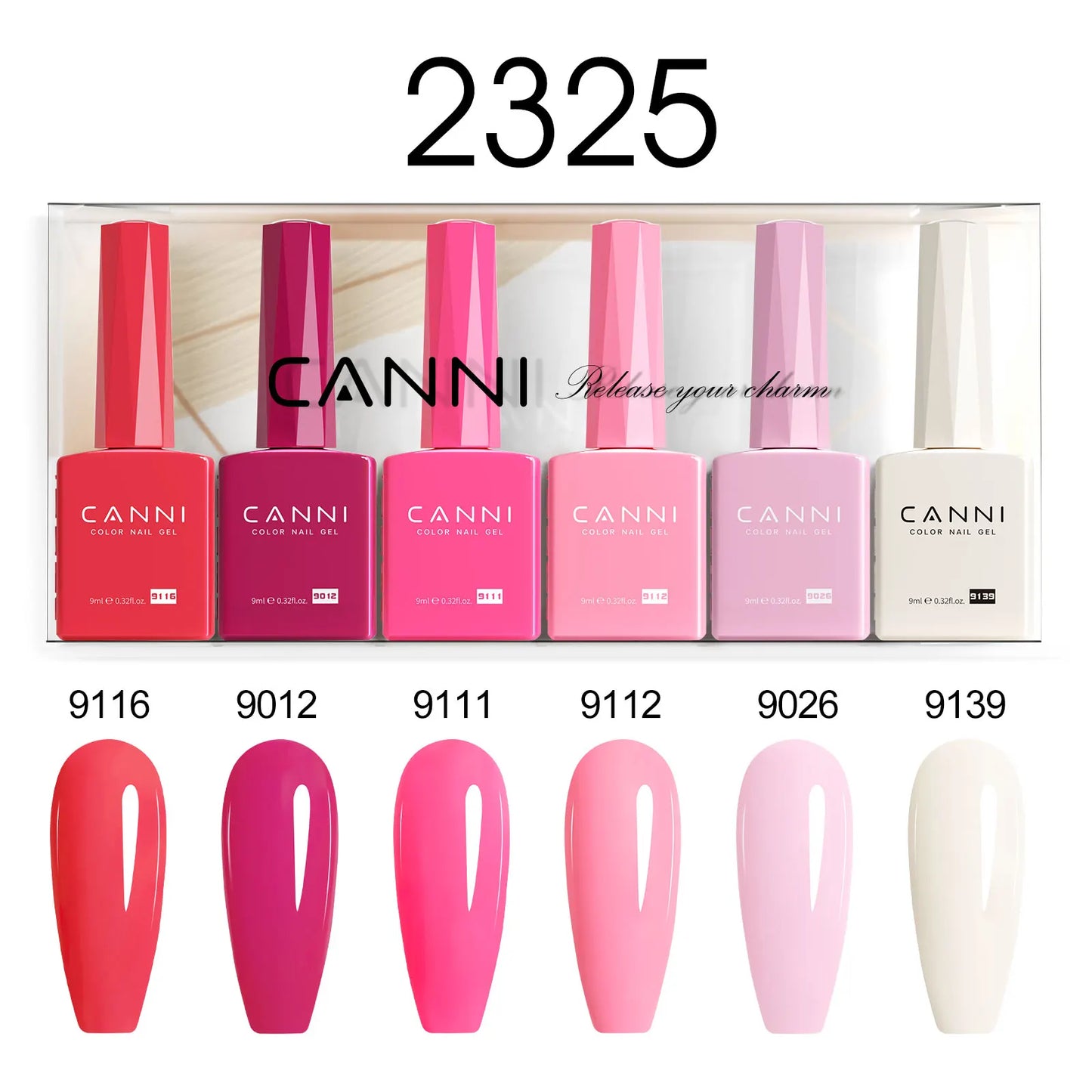 CANNI HEMA TPO FREE 9ml BIAB Colorful Rubber Base Gel UV Construction Quick Builder Nail Gel Polish Kit Self Leveling French Nails