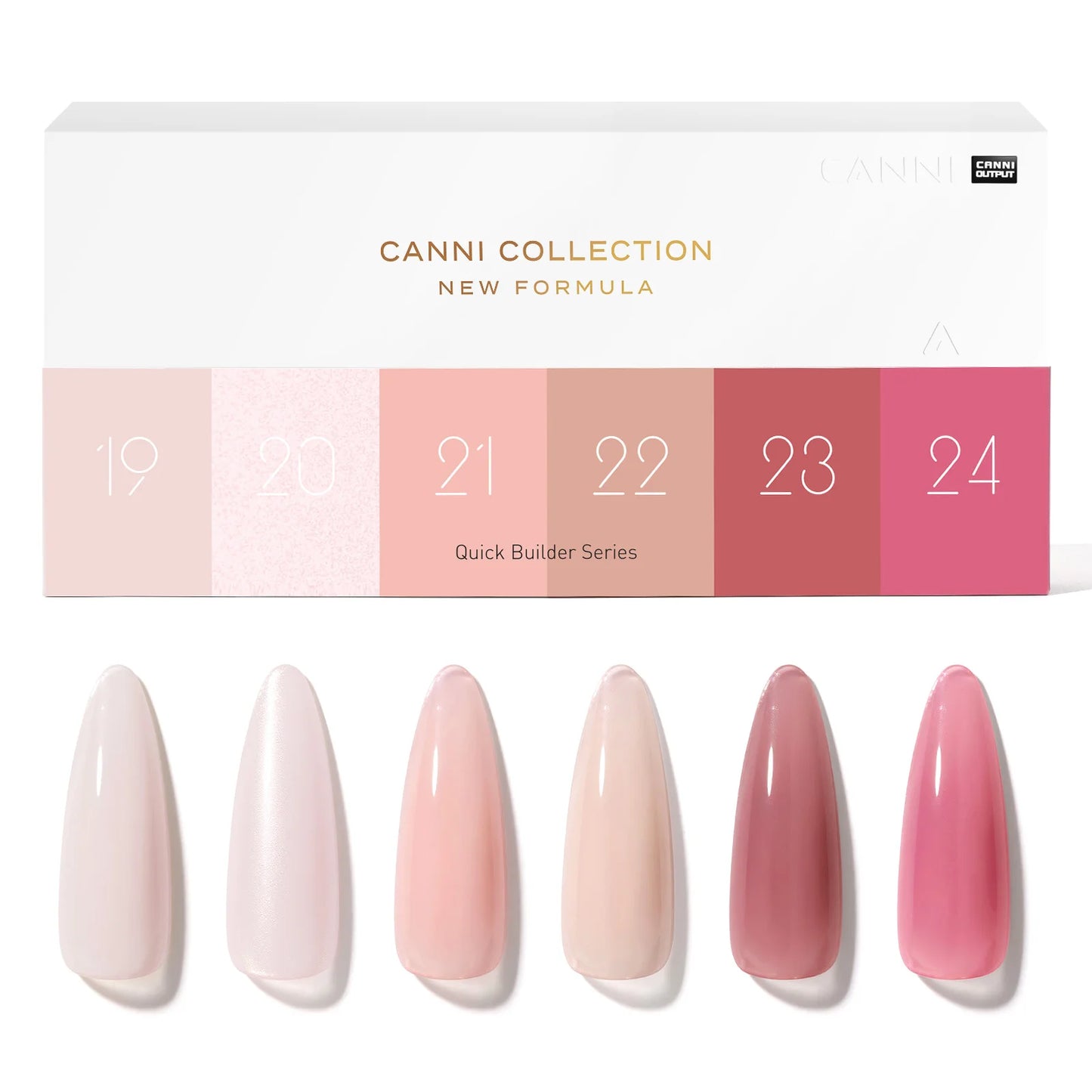 CANNI HEMA TPO FREE 9ml BIAB Colorful Rubber Base Gel UV Construction Quick Builder Nail Gel Polish Kit Self Leveling French Nails